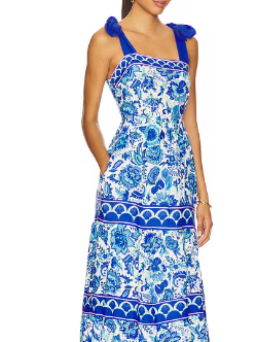 NEW - BEACH RIOT - Charlotte Dress - ROYAL RIVIERA